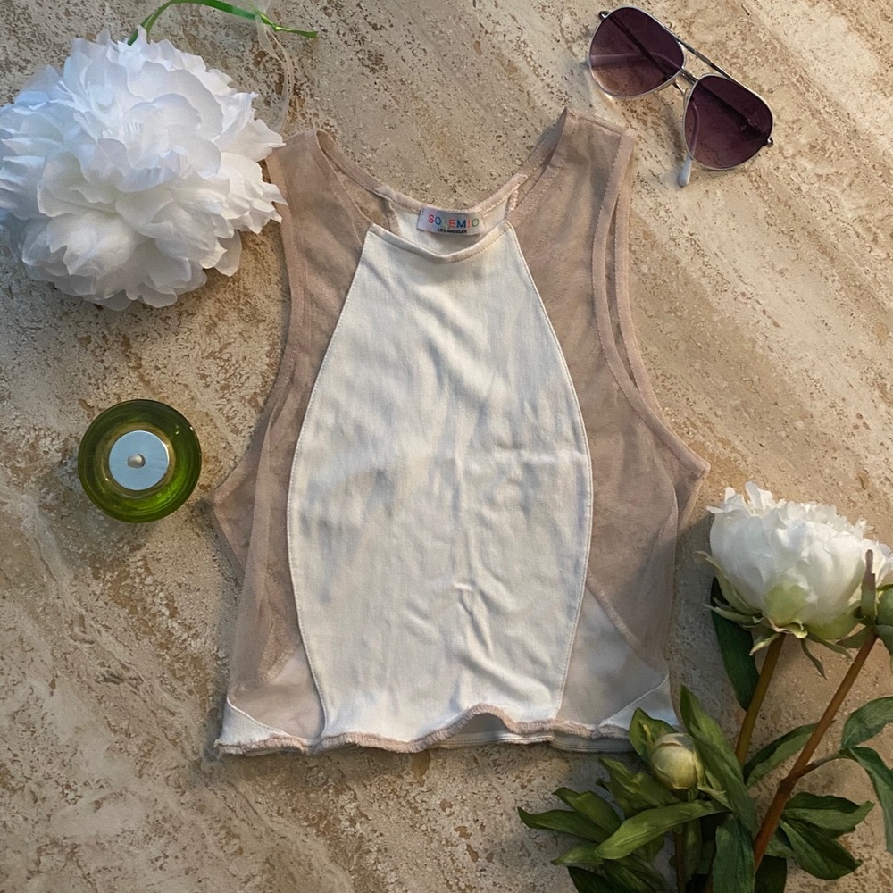 Cropped tank top